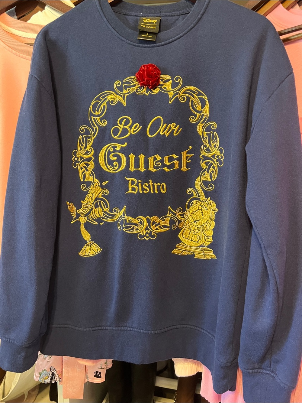 Be Our Guest Bistro Navy Crewneck Sweater (BOXLUNCH - READ)
